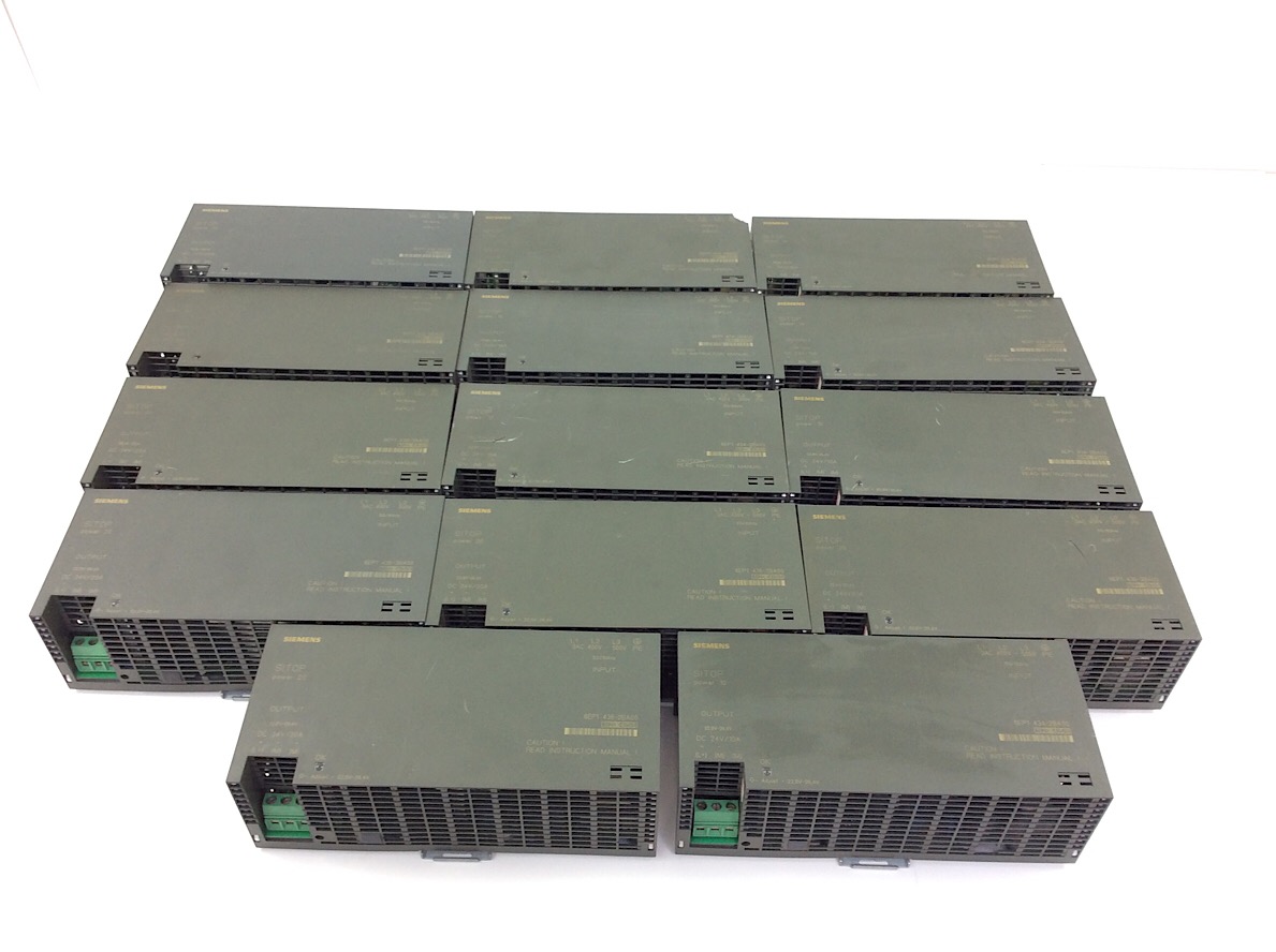 7x Siemens Sitop Power 20 6EP1436 2BA00 24VDC 20A 7x 6EP1434 2BA00 Netzteil