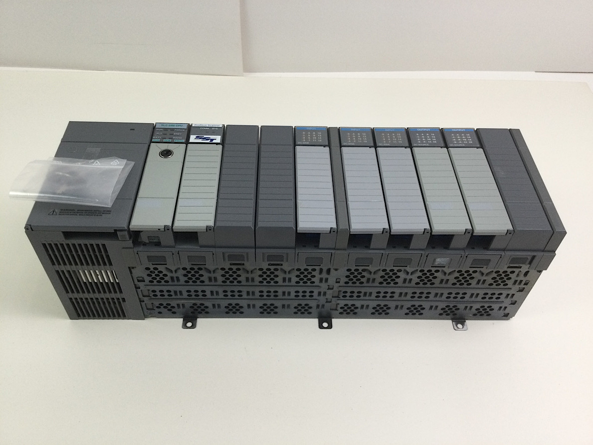 Allen Bradley Slc Slot Rack Mit Cpu Profibus Scanner Slc