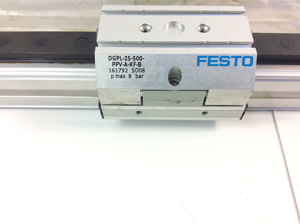 3er Set Festo Linearantrieb DGPL-25-500-PPV-A-KF-B P Max 8 Bar