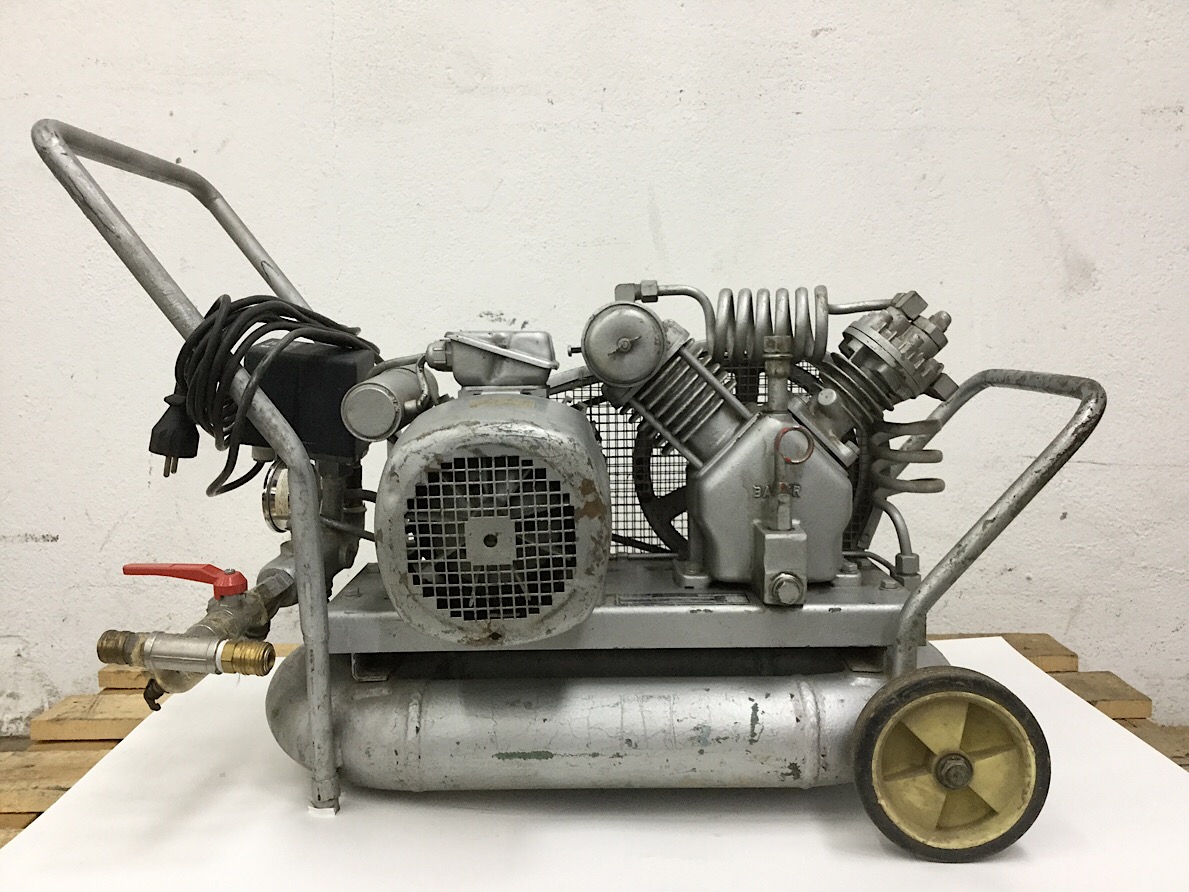 BAUER Kompressoren Typ R91K, Kessel 7,5L, 1,5kW, 1100 1/min,