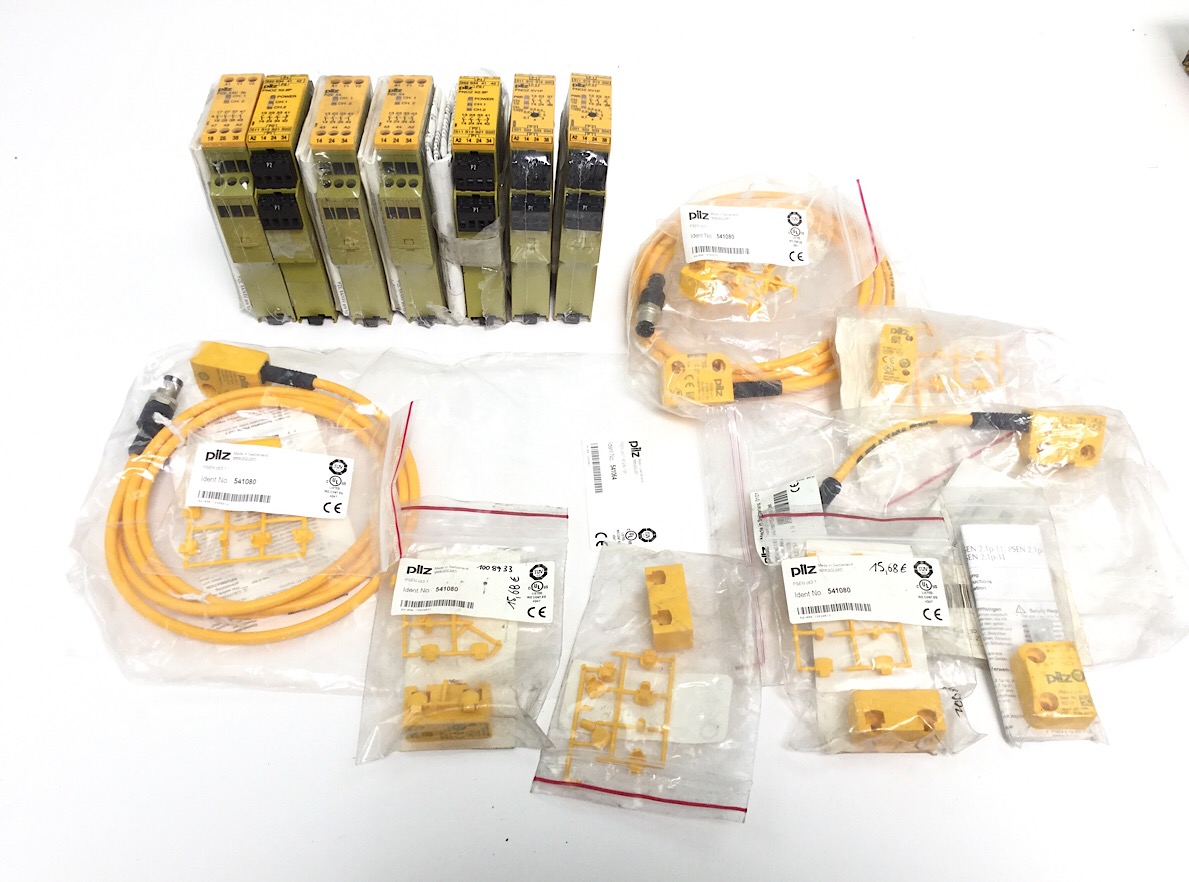 17er Set Pilz Div. Z.B PNOZ XV1P 3/24VDC 2n/o 1n/o T Sicherheitsrelais ...