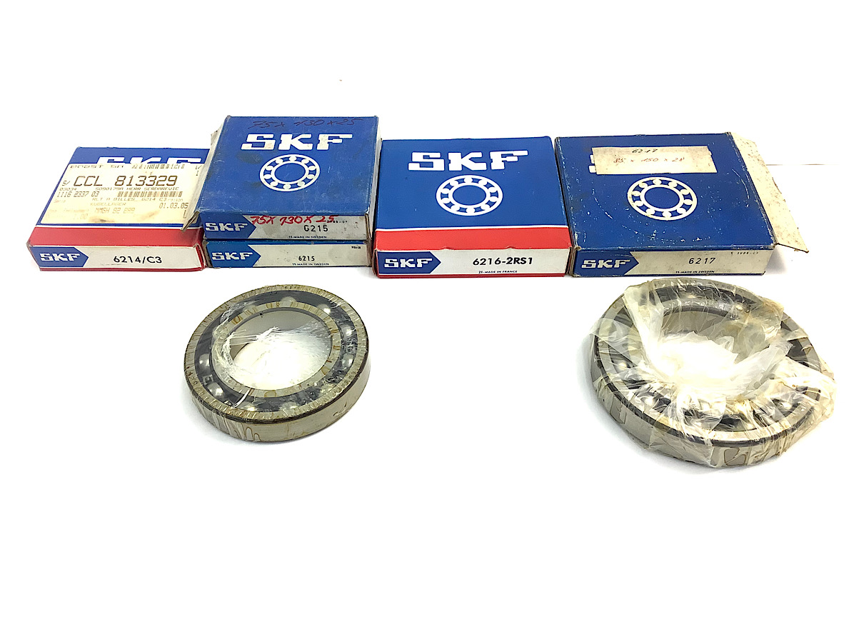 23er Set SKF Wälzlager zB 14x NATR 12 PP Stützrollen mit Bordringen in OVP