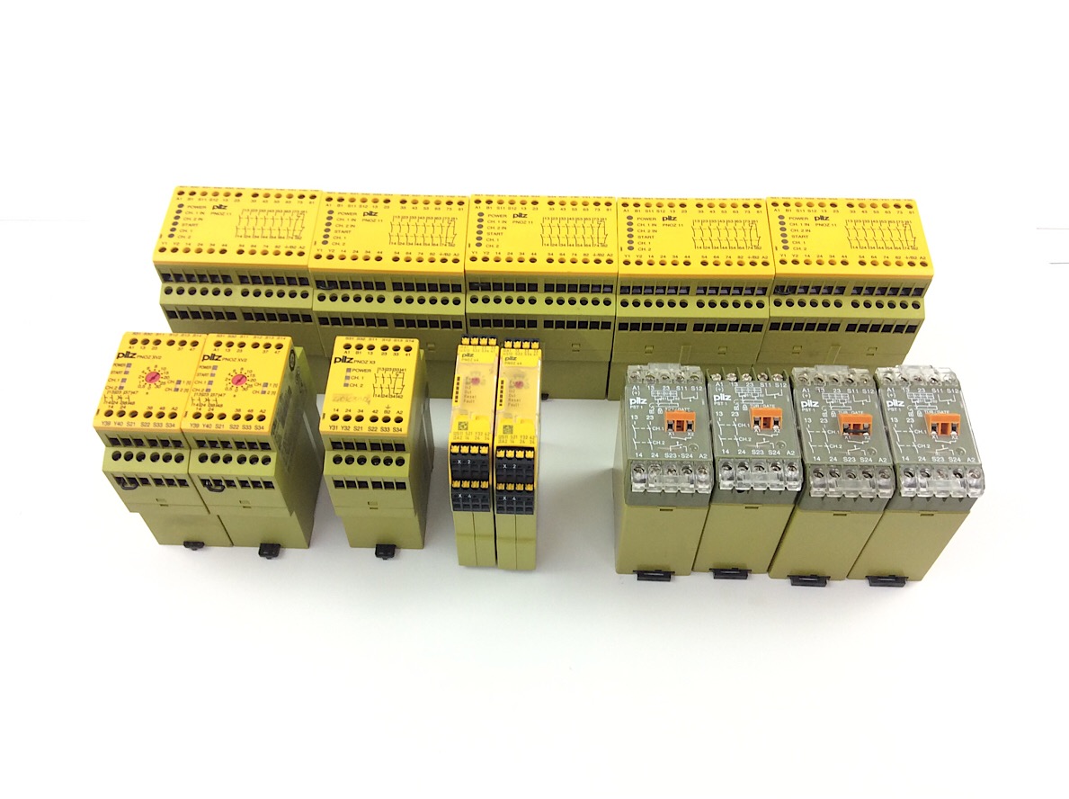 14er Set div Pilz zB PNOZ s4 C 24VDC 3n/o 1n/c Sicherheitsschalter