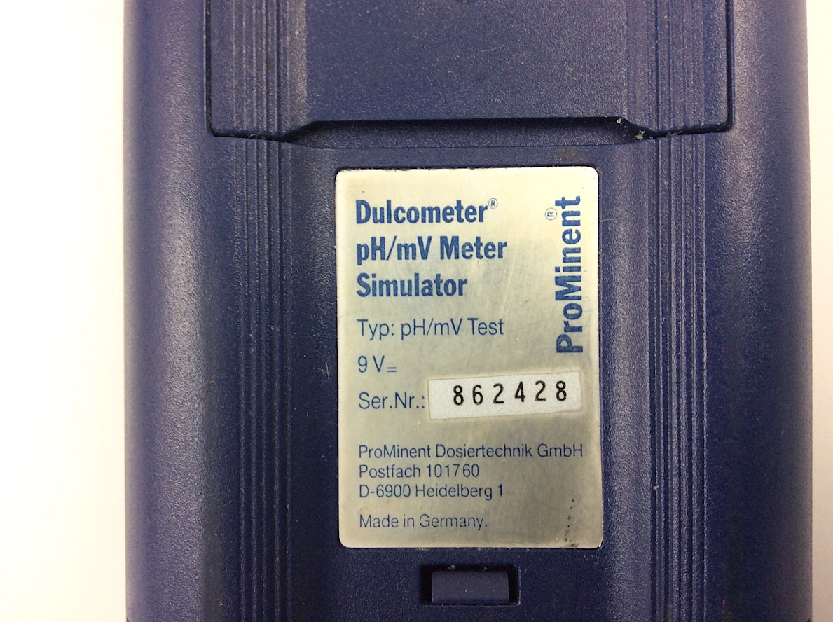 ProMinent pH/mV Meter Simulator Typ pH/mV Test
