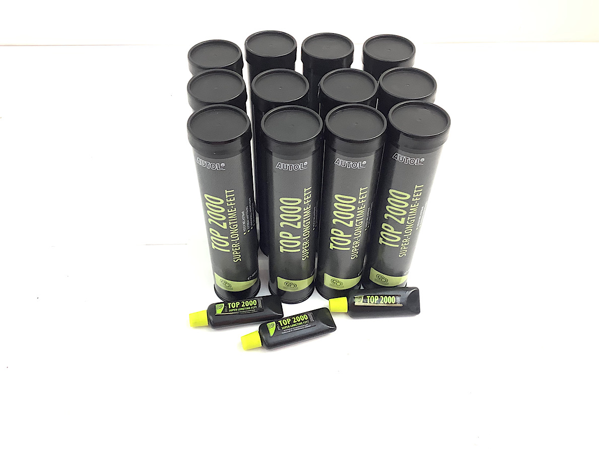 15x AUTOL Top 2000 Super-Longtime-Fett 3x 25ml 12x 400g