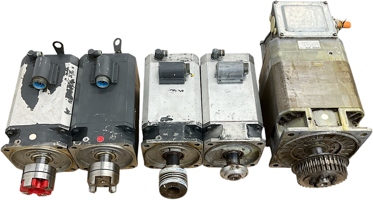 5er Siemens E-Motoren z.B 2x 1FT6105-1AC71-4EG1, 2x 1FT6105-8AF71-1AG2