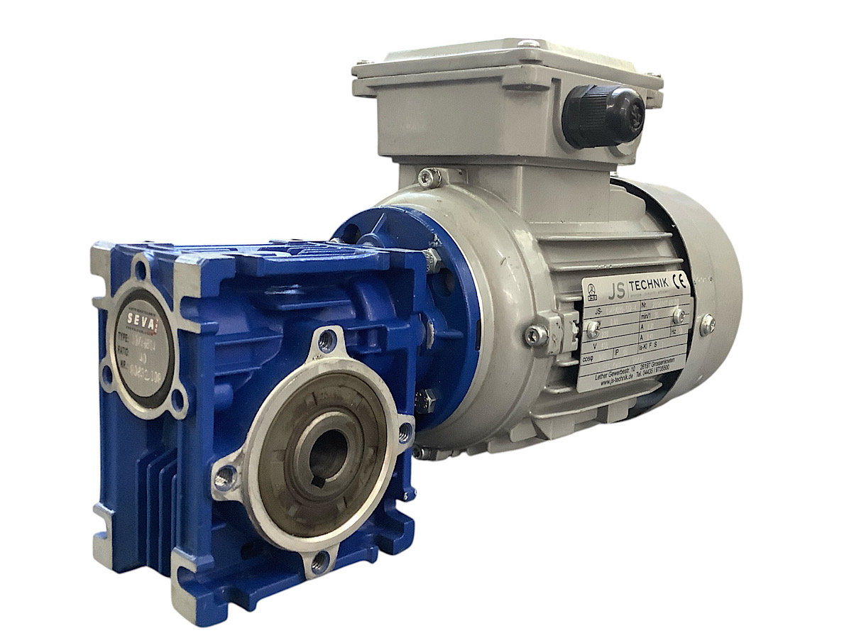 JS-Technik CMRV030-562-4 Getriebemotor mit Seva Tec Getriebe 30/56B14 i=40