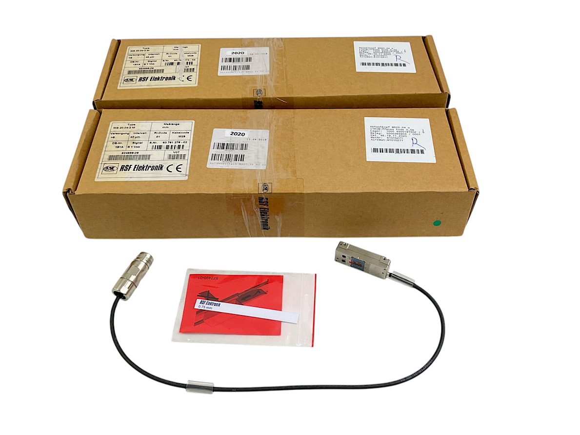 2x RSF Elektronik MS 20.04-2 M Linearencoder Kabelcode M29