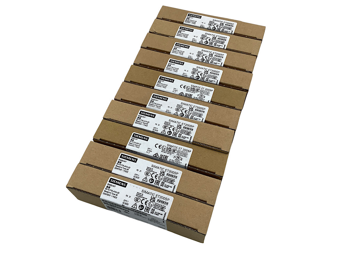10x SIEMENS 6ES7193-6BP20-0DA0 SIMATIC ET200SP Basiseinheit / Base Unit OVP