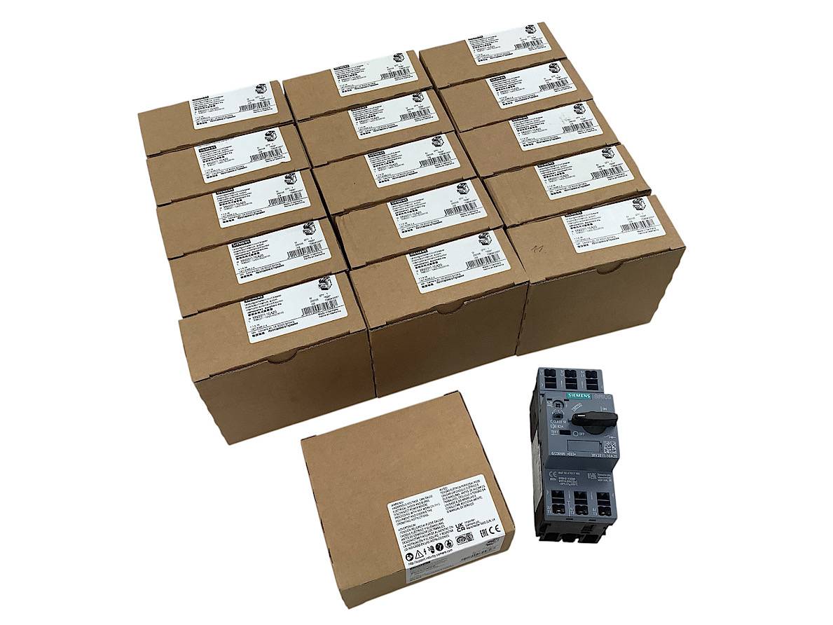 16x SIEMENS 3RV2011-1GA20 Leistungsschalter / Circuit Breaker 4.5-6.3A