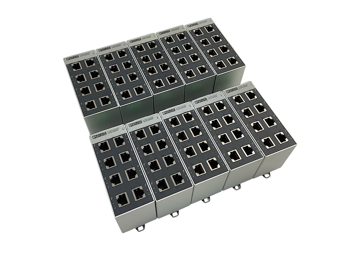 10x PHOENIX CONTACT FL Industrial Ethernet Switch SFN 8TX Nr.2891929
